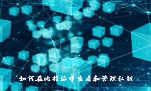 如何在比特派中查看和管理私钥