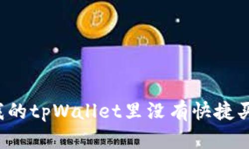 为什么我的tpWallet里没有快捷买币功能？